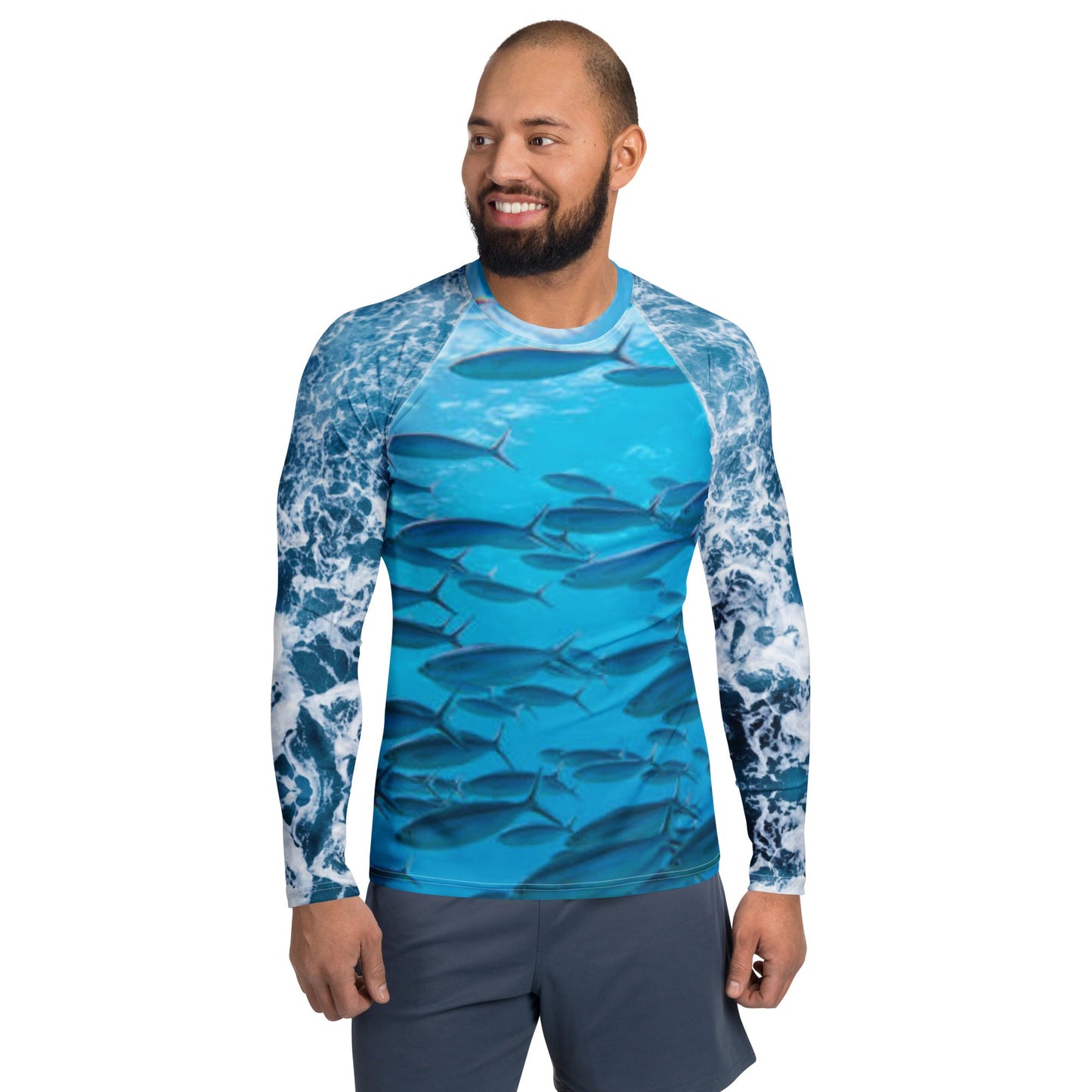 Men's Rash Guard | Men's Long Sleeve UPF 50+ Quick - Dry Shirt - PratSN