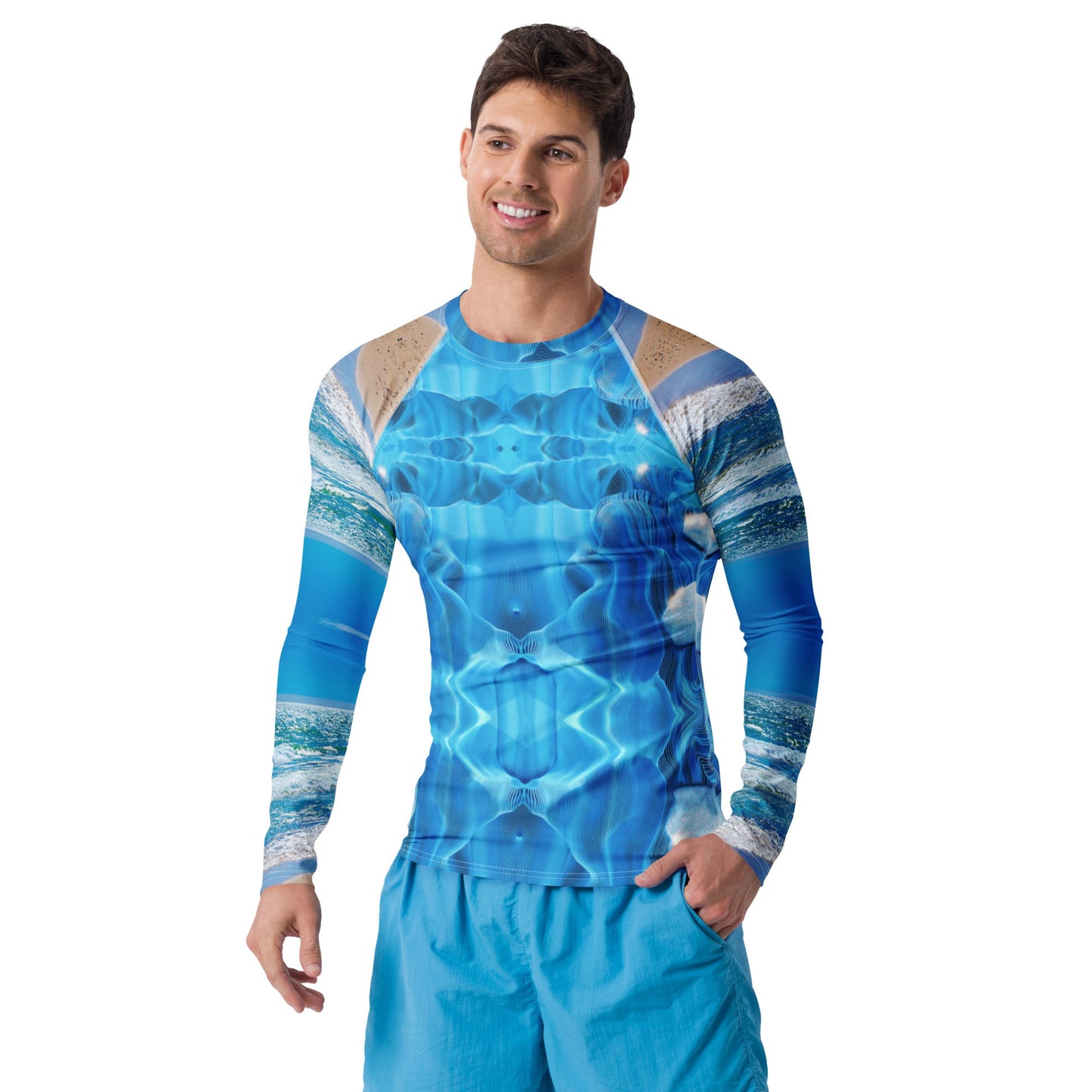 Men's Rash Guard | Men's Long Sleeve UPF 50+ Quick - Dry Shirt - PratSN