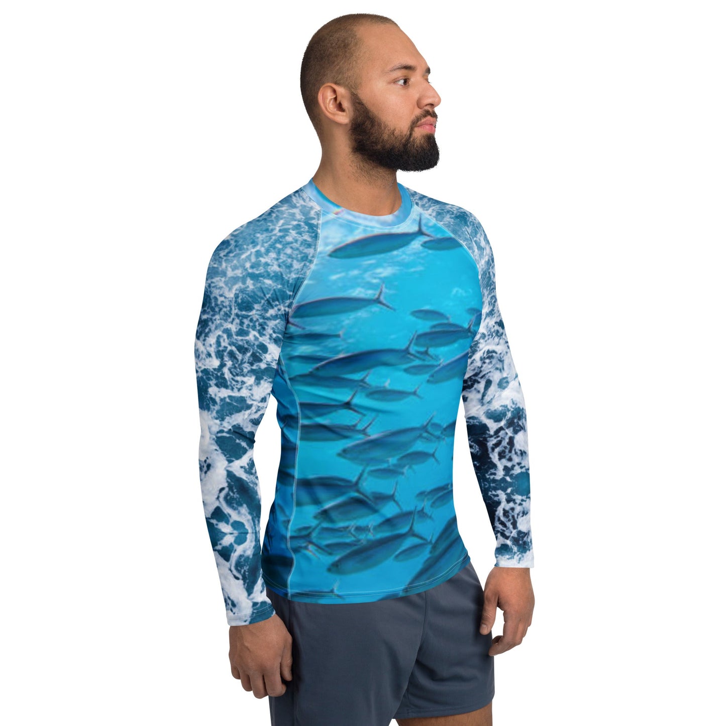 Men's Rash Guard | Men's Long Sleeve UPF 50+ Quick - Dry Shirt - PratSN