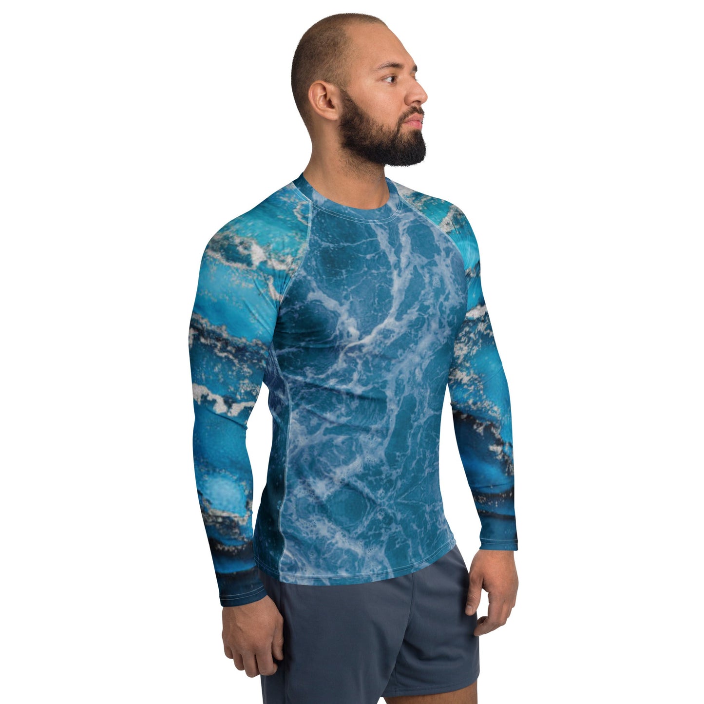 Men's Rash Guard | Men's Long Sleeve UPF 50+ Quick - Dry Shirt - PratSN