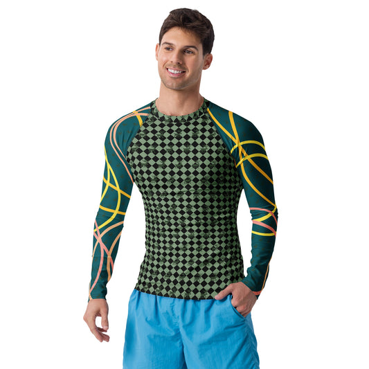 Men's Rash Guard | Men's Long Sleeve UPF 50+ Quick - Dry Shirt - PratSN