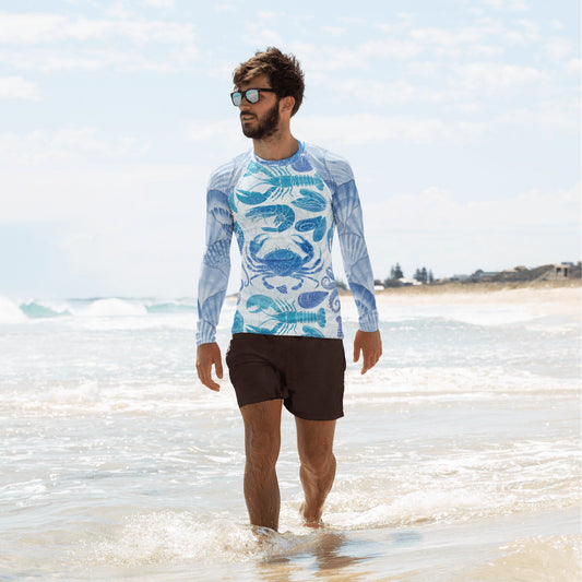 Men's Rash Guard | Men's Long Sleeve UPF 50+ Quick - Dry Shirt - PratSN