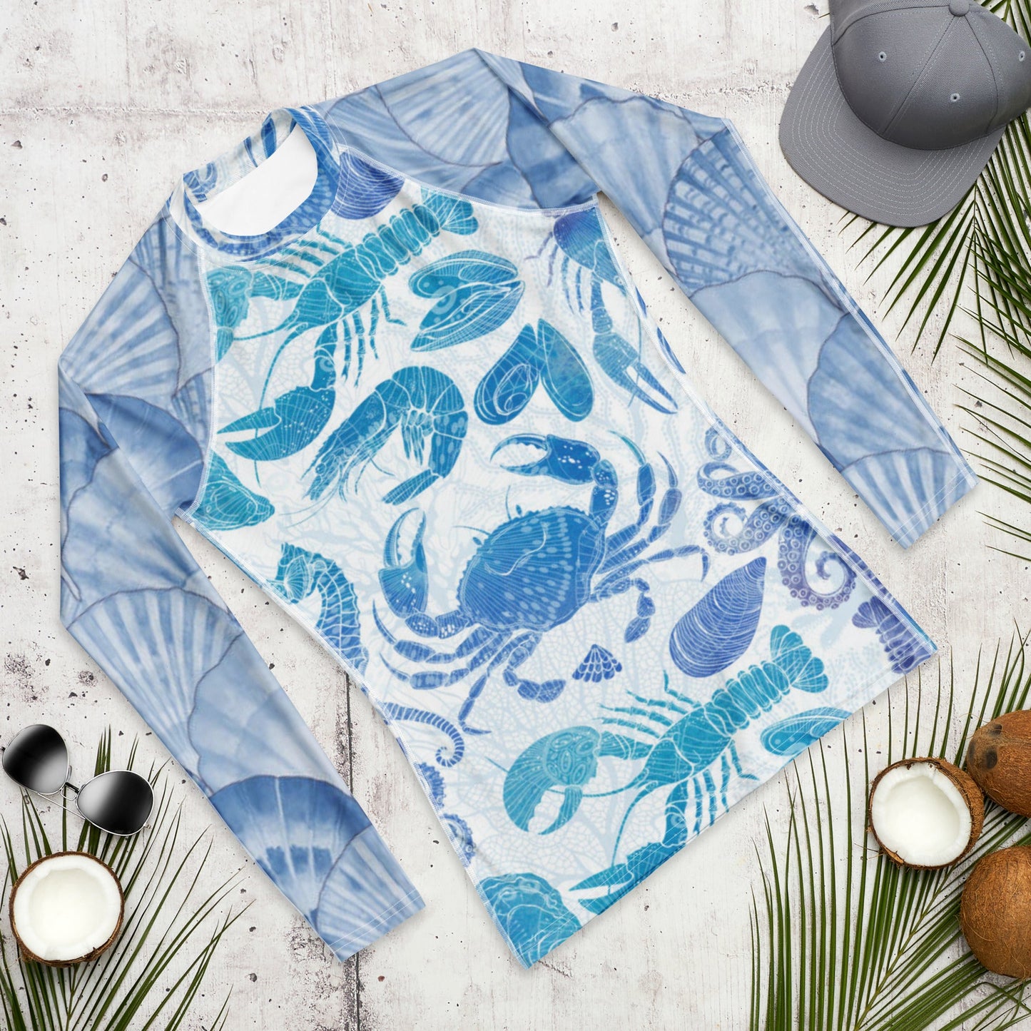 Men's Rash Guard | Men's Long Sleeve UPF 50+ Quick - Dry Shirt - PratSN