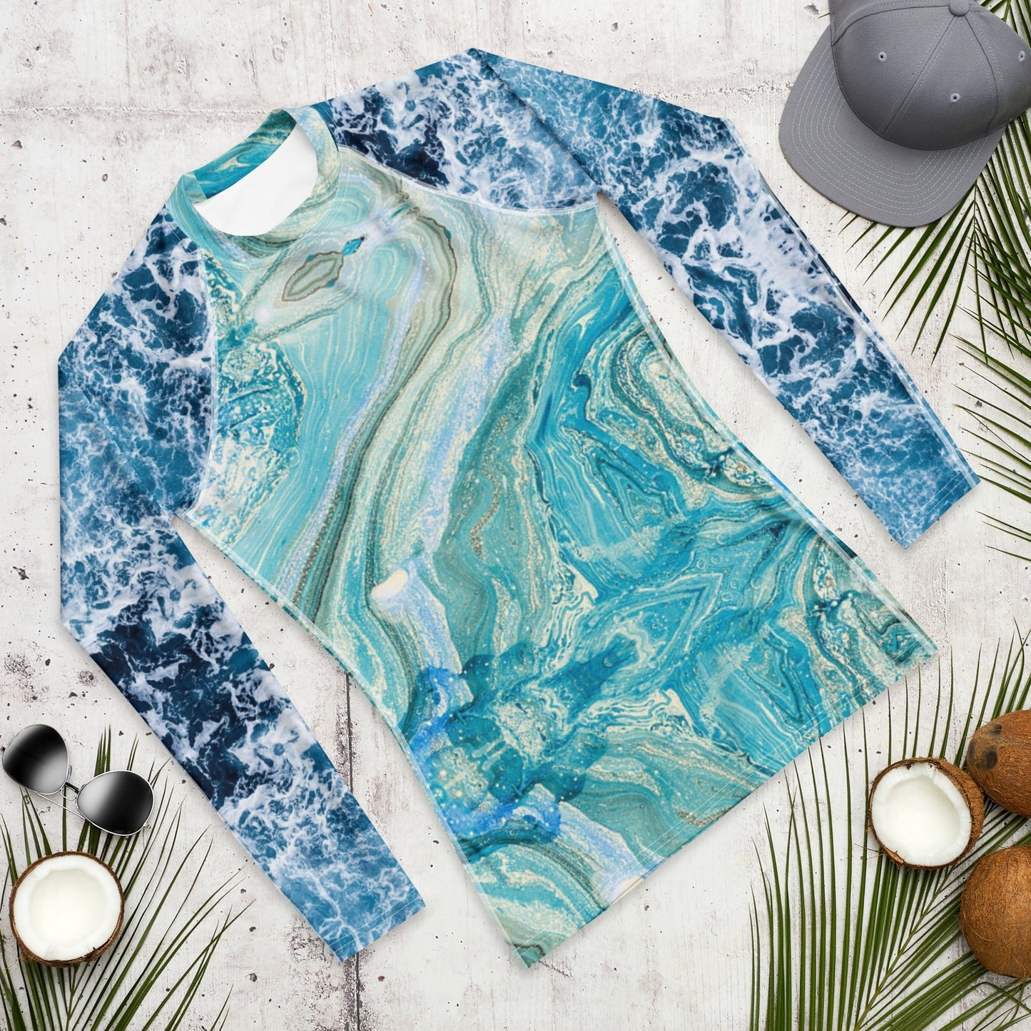 Men's Rash Guard | Men's Long Sleeve UPF 50+ Quick - Dry Shirt - PratSN