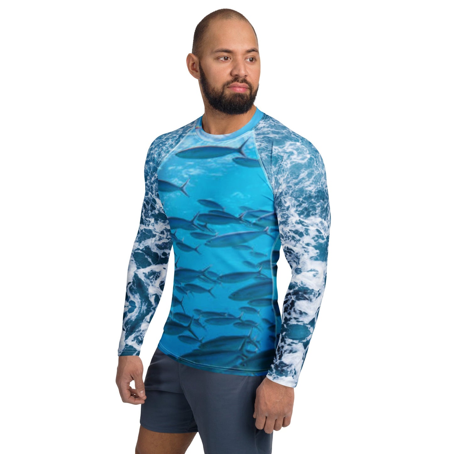 Men's Rash Guard | Men's Long Sleeve UPF 50+ Quick - Dry Shirt - PratSN