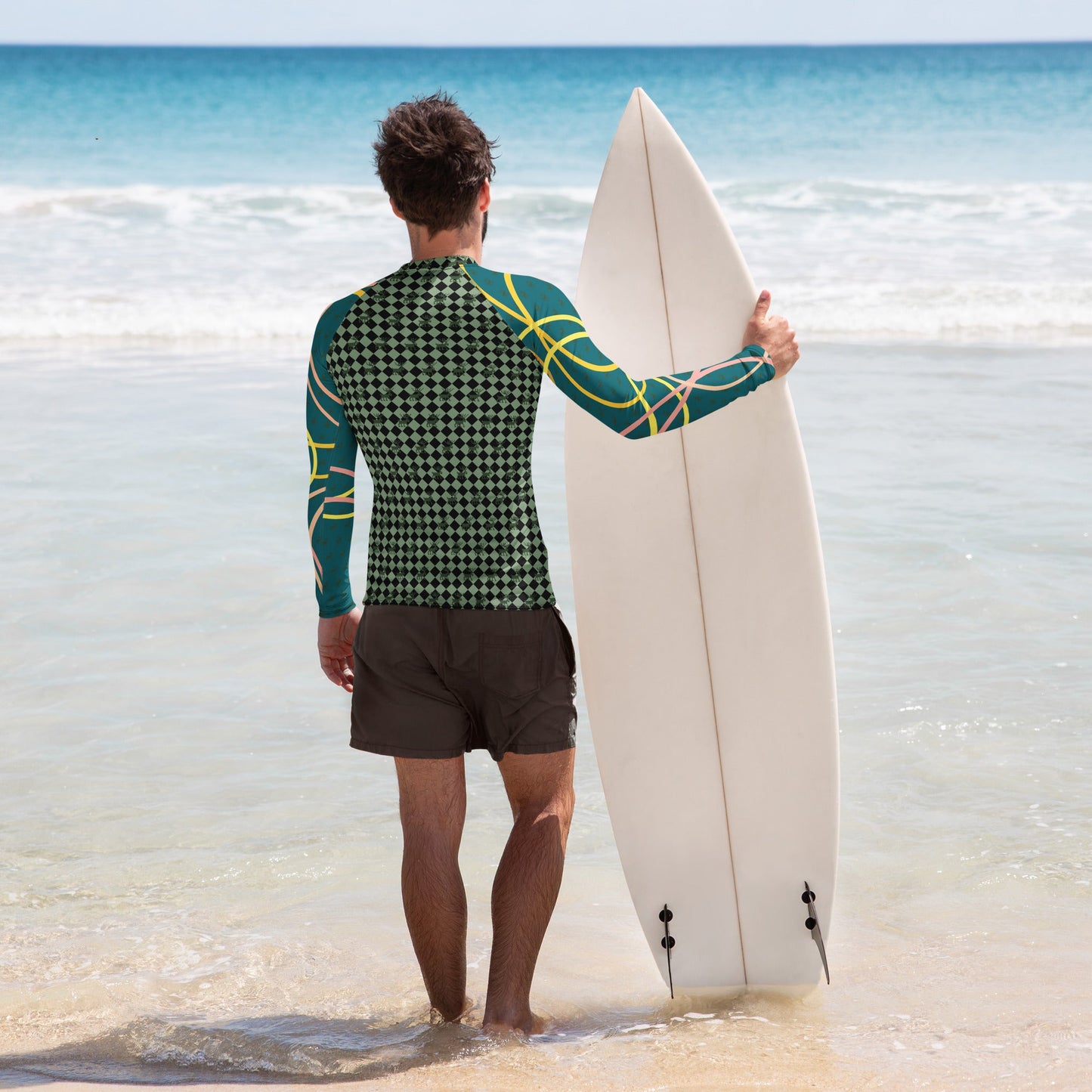 Men's Rash Guard | Men's Long Sleeve UPF 50+ Quick - Dry Shirt - PratSN