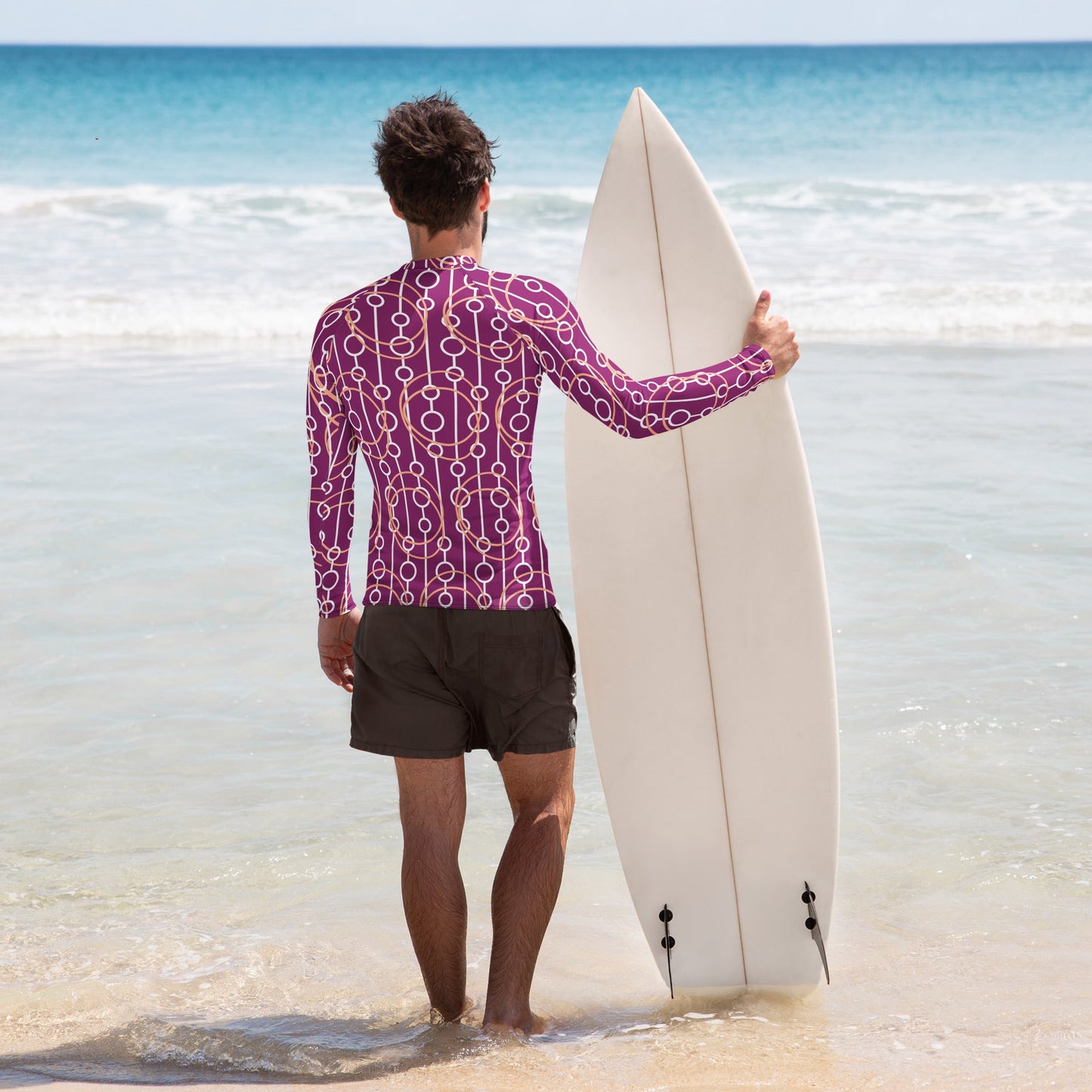 Men's Rash Guard | Men's Long Sleeve UPF 50+ Quick - Dry Shirt - PratSN