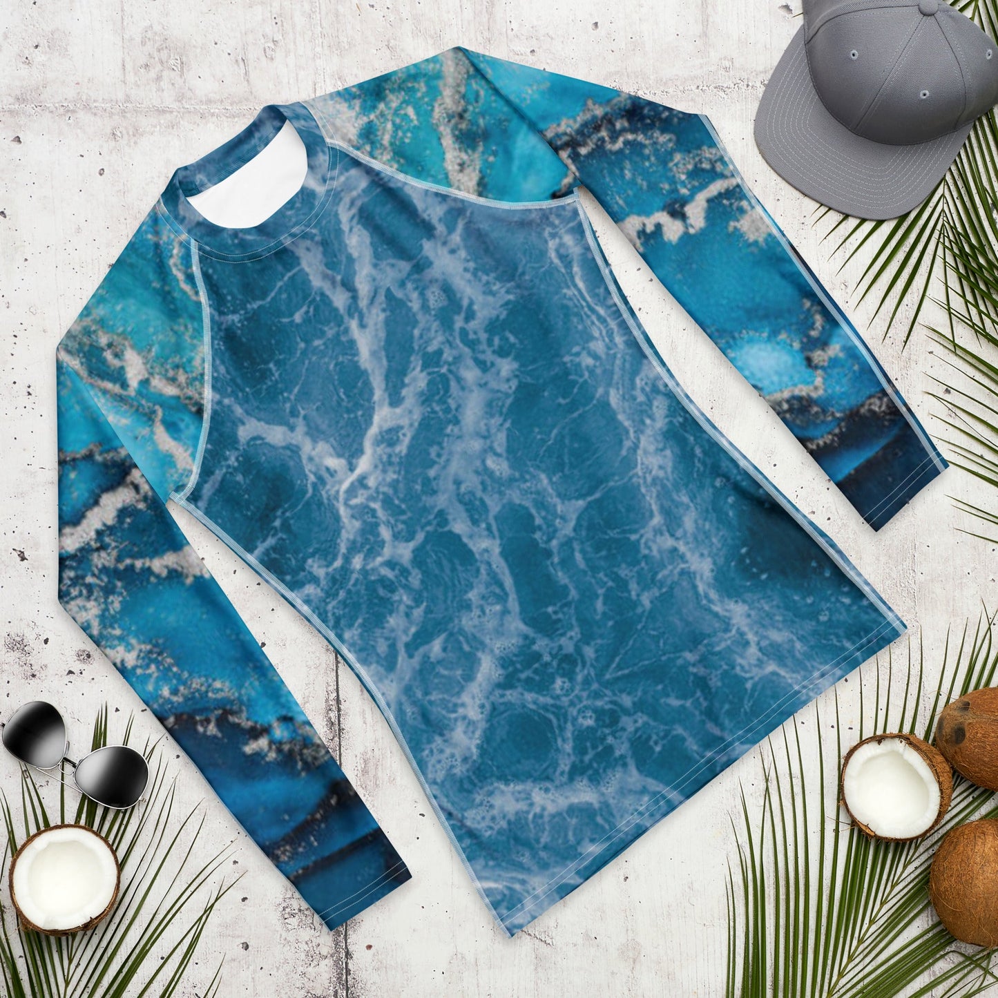 Men's Rash Guard | Men's Long Sleeve UPF 50+ Quick - Dry Shirt - PratSN