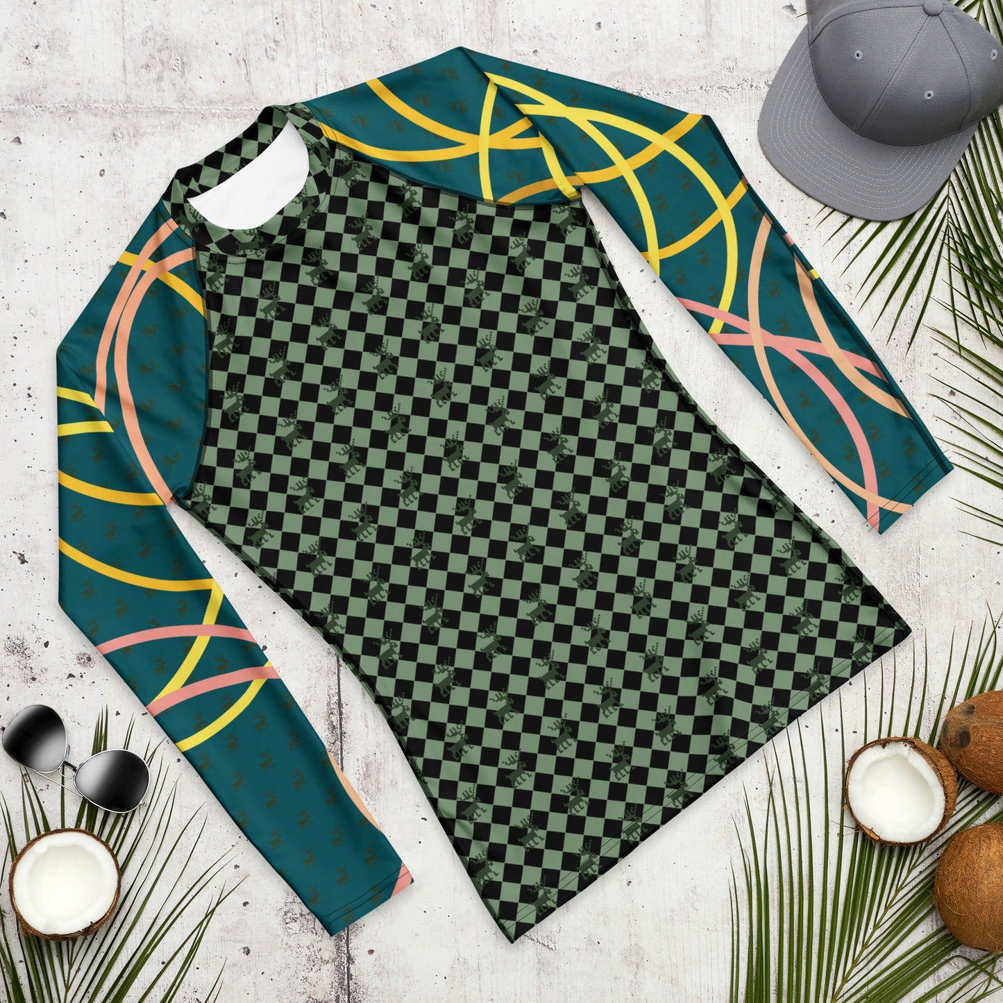 Men's Rash Guard | Men's Long Sleeve UPF 50+ Quick - Dry Shirt - PratSN