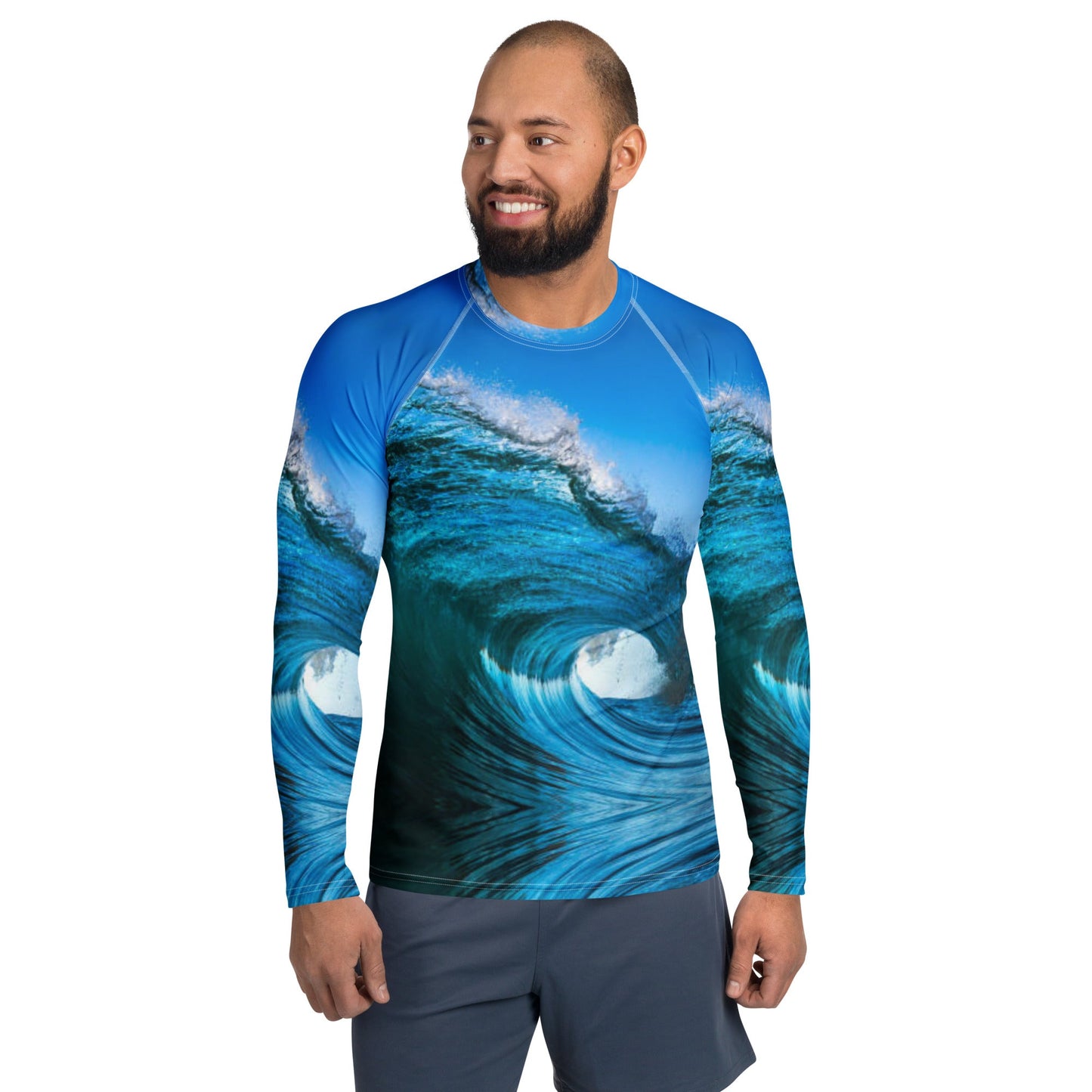 Men's Rash Guard | Men's Long Sleeve UPF 50+ Quick - Dry Shirt - PratSN
