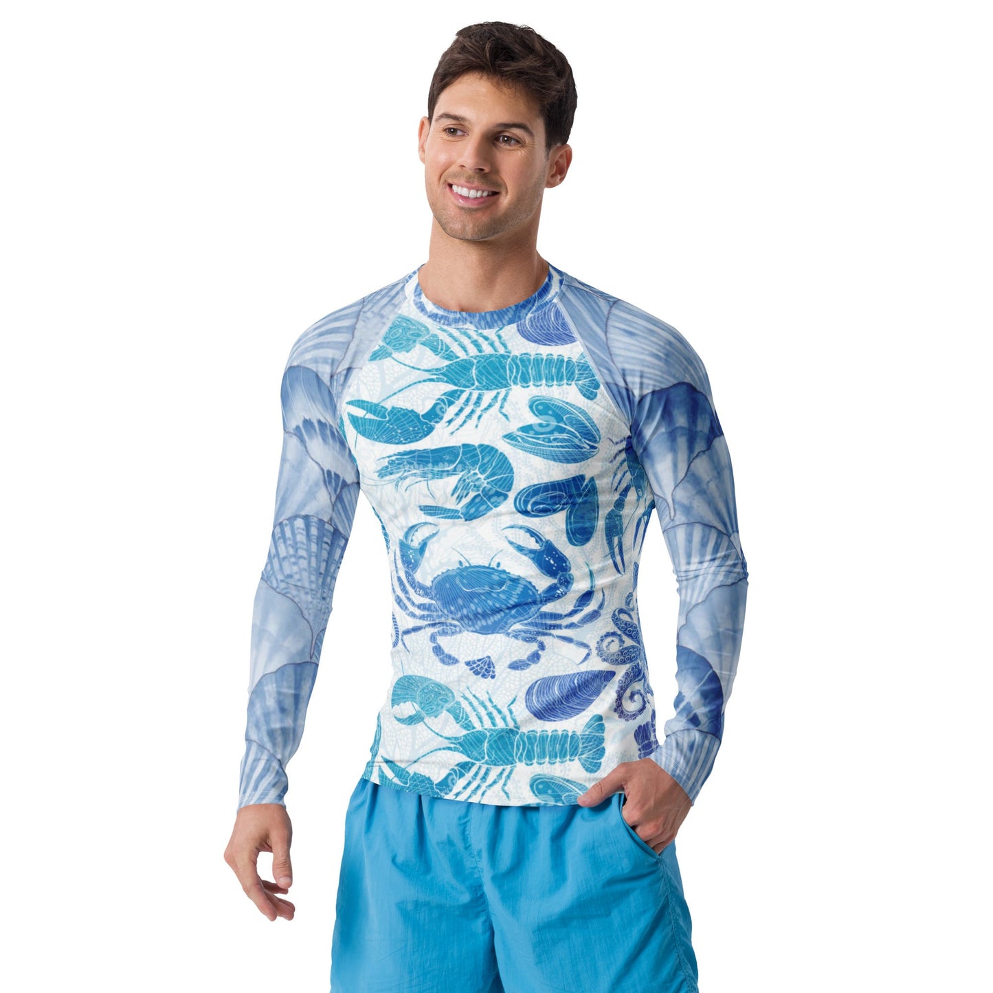 Men's Rash Guard | Men's Long Sleeve UPF 50+ Quick - Dry Shirt - PratSN