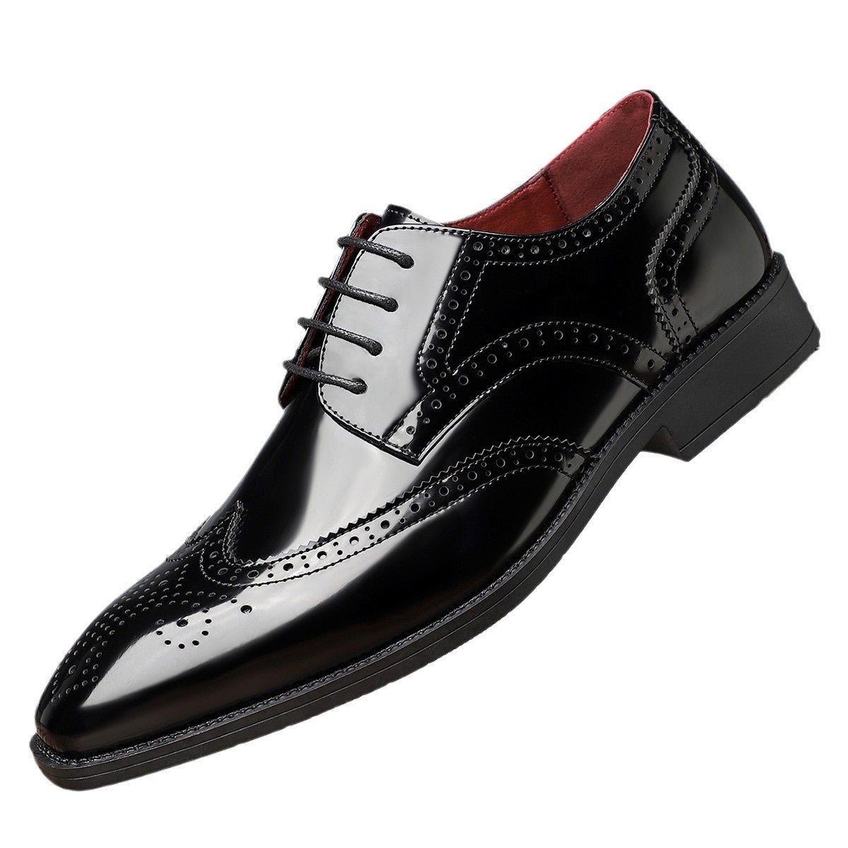 Men's Retro British Style All - match Leather Shoes - PratSN