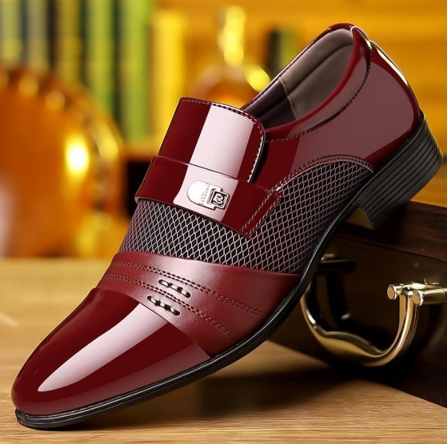 Men's shoes leather shoes men's casual shoes - PratSN