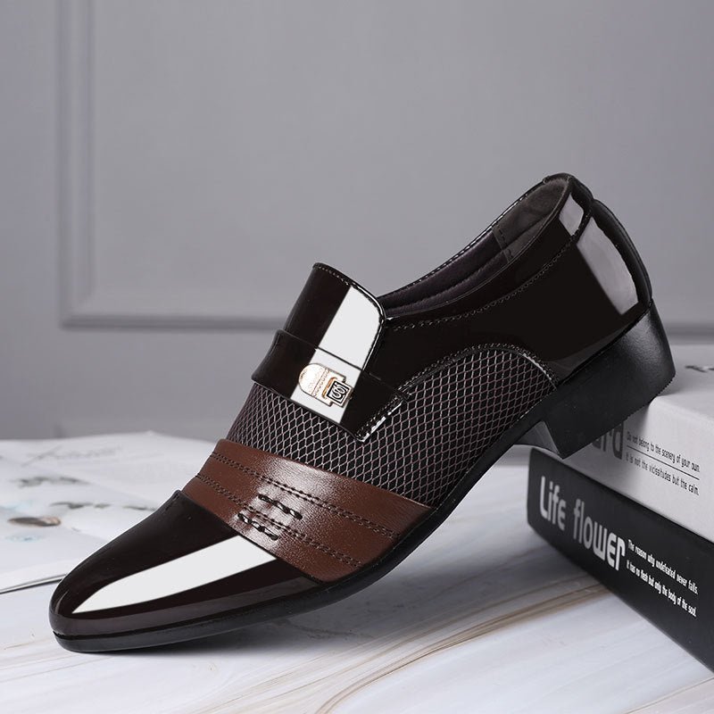 Men's shoes leather shoes men's casual shoes - PratSN