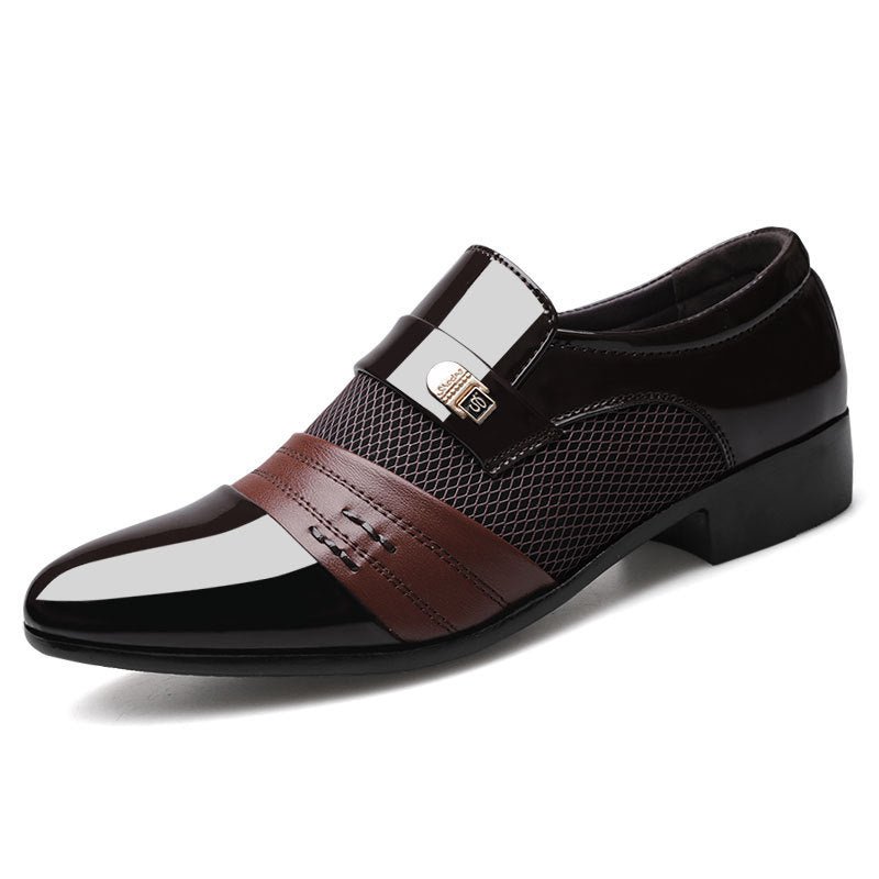 Men's shoes leather shoes men's casual shoes - PratSN