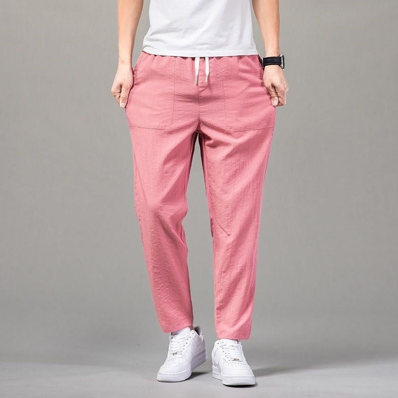 Men's Solid Color Clean Version Thin Pants - Perfect Choice for Summer - PratSN