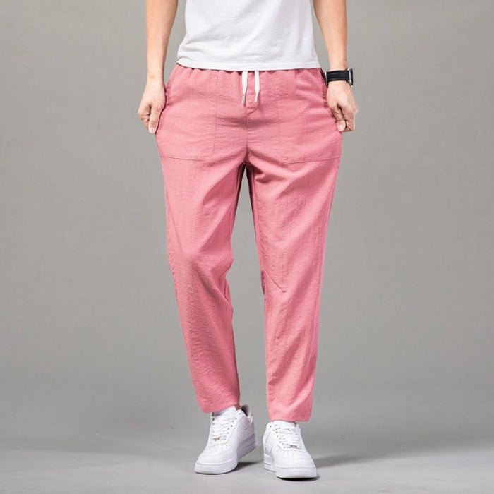 Men's Solid Color Clean Version Thin Pants - Perfect Choice for Summer - PratSN