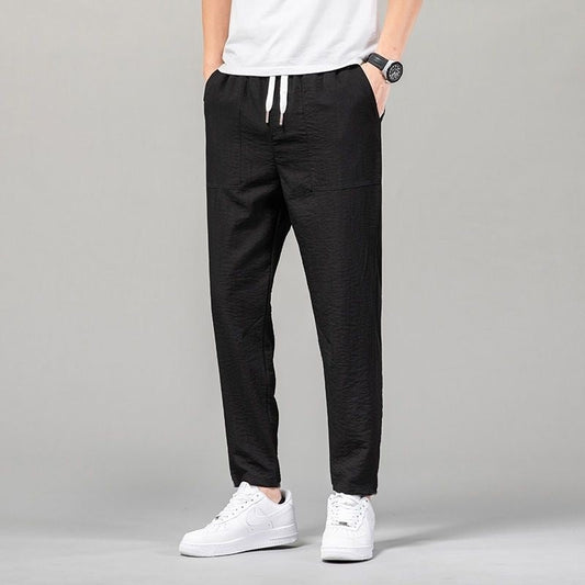 Men's Solid Color Clean Version Thin Pants - Perfect Choice for Summer - PratSN