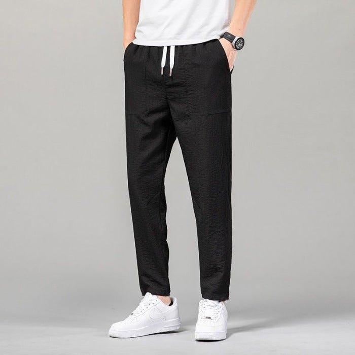 Men's Solid Color Clean Version Thin Pants - Perfect Choice for Summer - PratSN