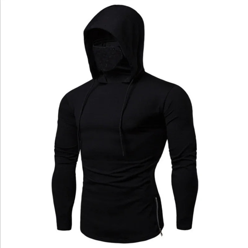 Men's Sweatshirts Hoodies Full Sleeve Casual Regular Tops Solid Sweatshirt Zipper Drawstring Top Slim Fit Autumn 2025 - PratSN