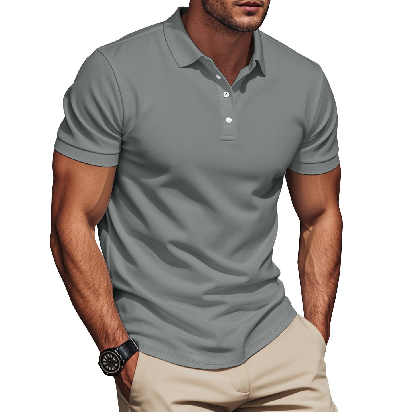Men's T-shirt Casual British Style Summer Men's T-shirt - PratSN