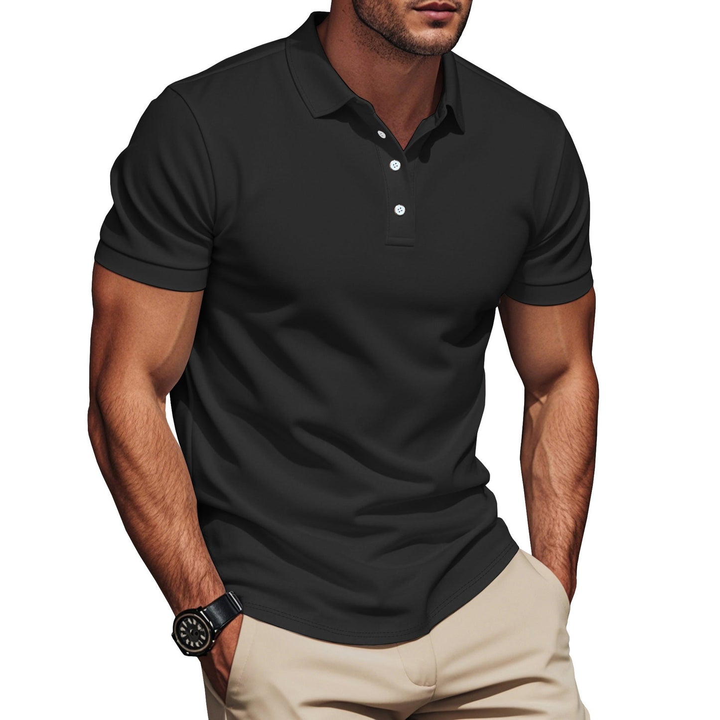 Men's T-shirt Casual British Style Summer Men's T-shirt - PratSN