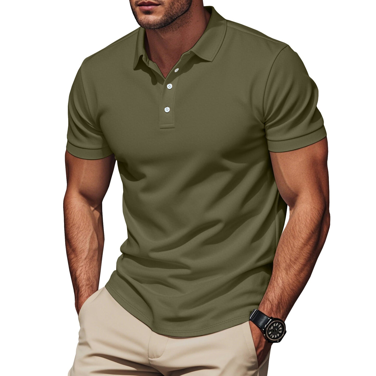 Men's T-shirt Casual British Style Summer Men's T-shirt - PratSN