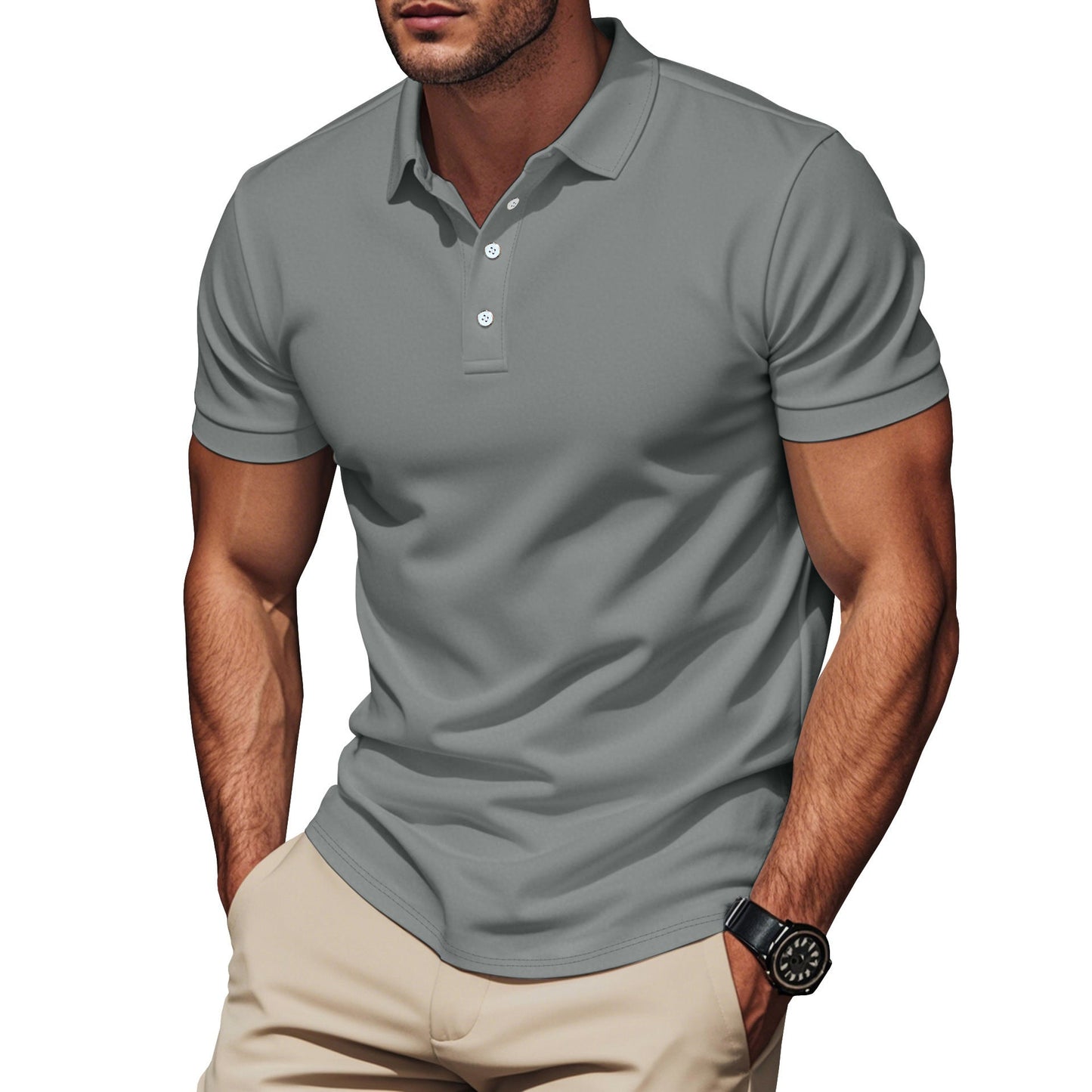 Men's T-shirt Casual British Style Summer Men's T-shirt - PratSN