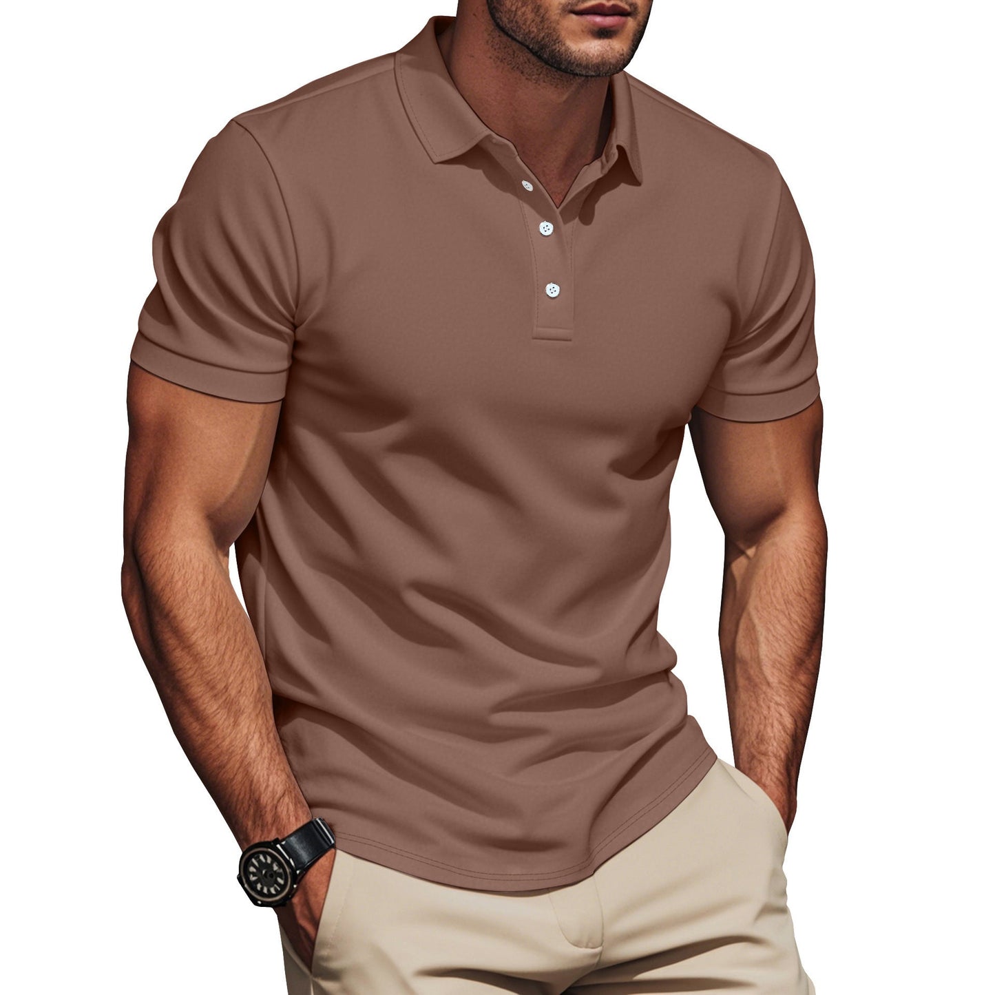Men's T-shirt Casual British Style Summer Men's T-shirt - PratSN