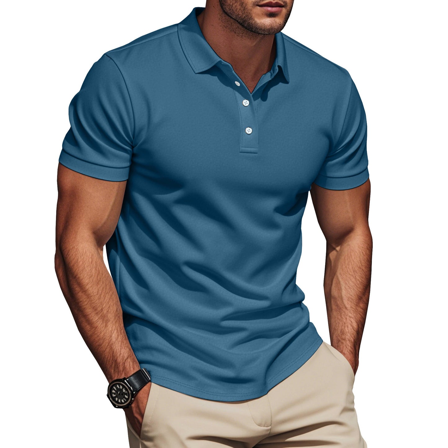 Men's T-shirt Casual British Style Summer Men's T-shirt - PratSN