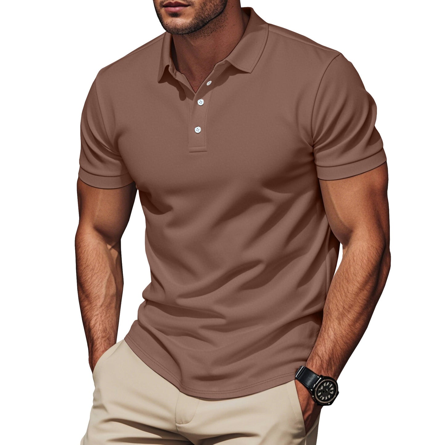Men's T-shirt Casual British Style Summer Men's T-shirt - PratSN