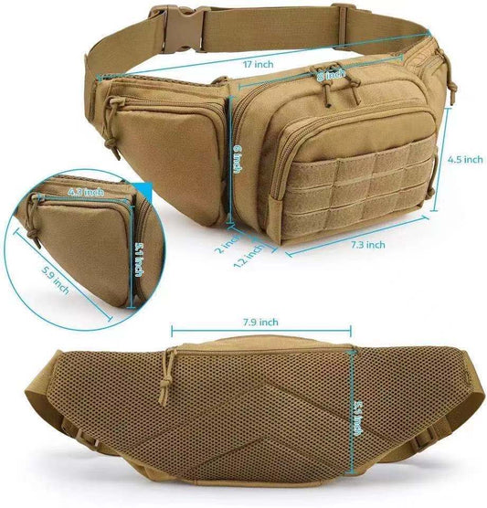 Men's Tactical Multifunctional Storage Waist Bag - PratSN