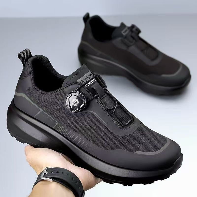 Men's Thick Bottom Rotating Button Sneaker - PratSN