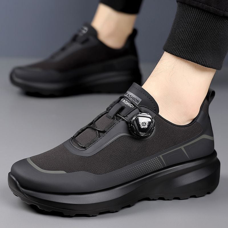 Men's Thick Bottom Rotating Button Sneaker - PratSN