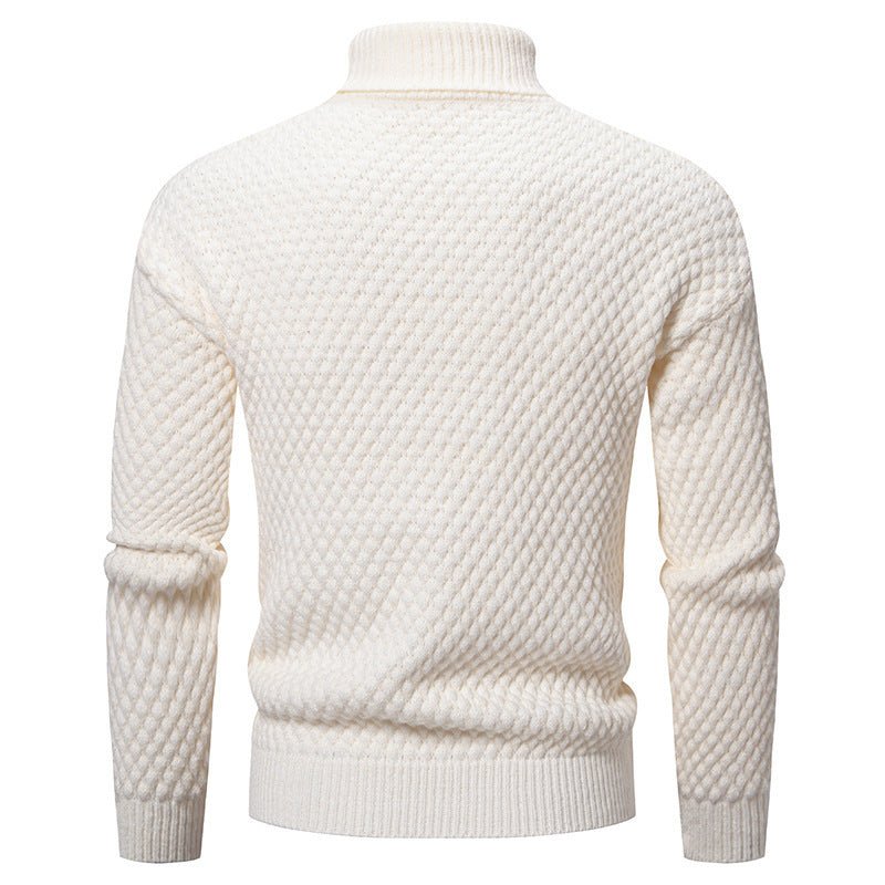 Men's Turtleneck Sweater Knitwear - PratSN