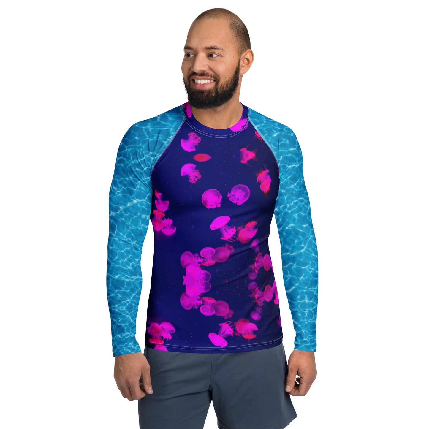 Men's UPF50+ Rash Guards Rash Guard - Men's Long - Sleeved Rash Guards - PratSN