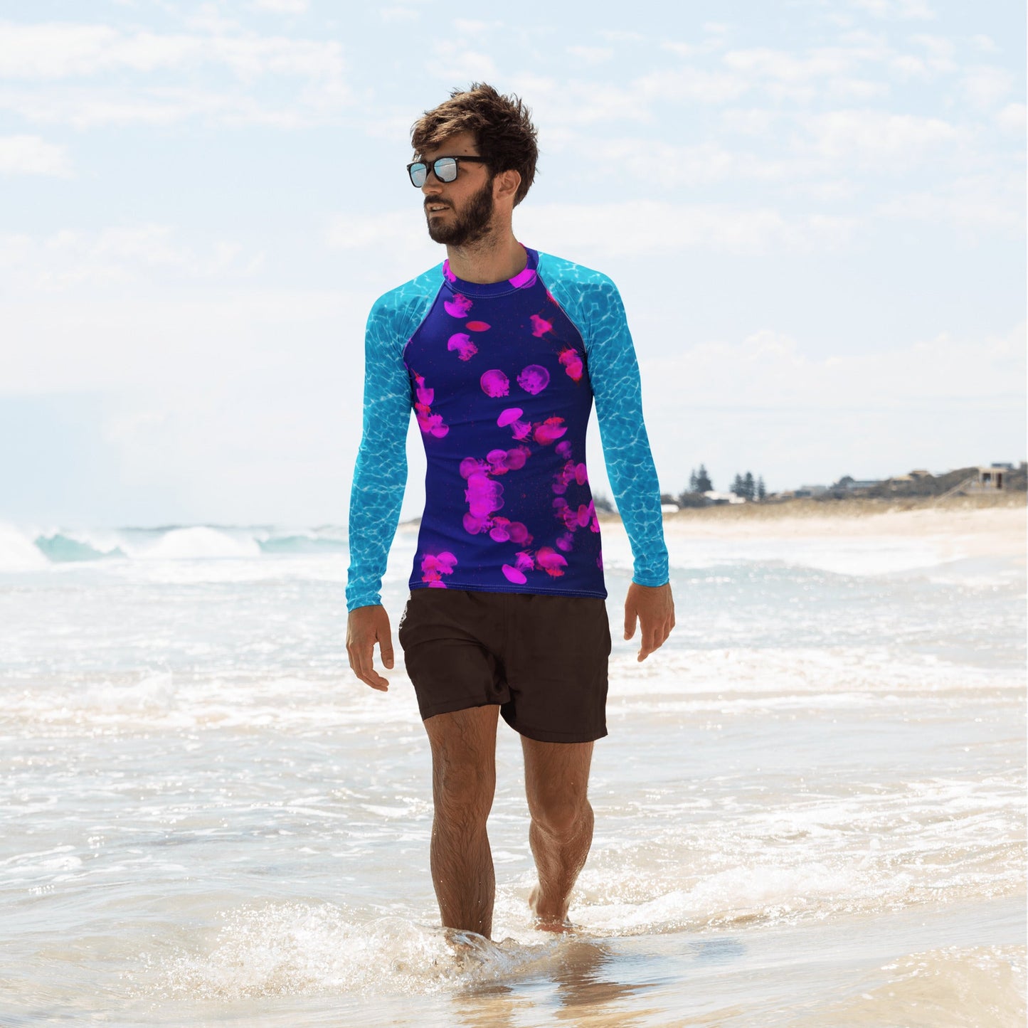 Men's UPF50+ Rash Guards Rash Guard - Men's Long - Sleeved Rash Guards - PratSN