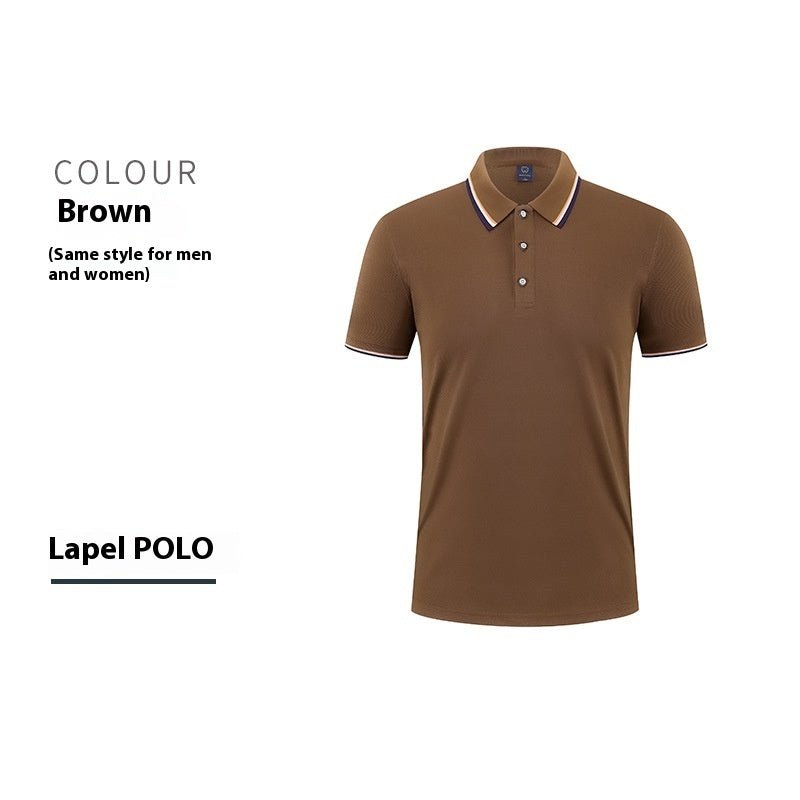 Mercerized Cotton Culture Lapel Short Sleeve - PratSN