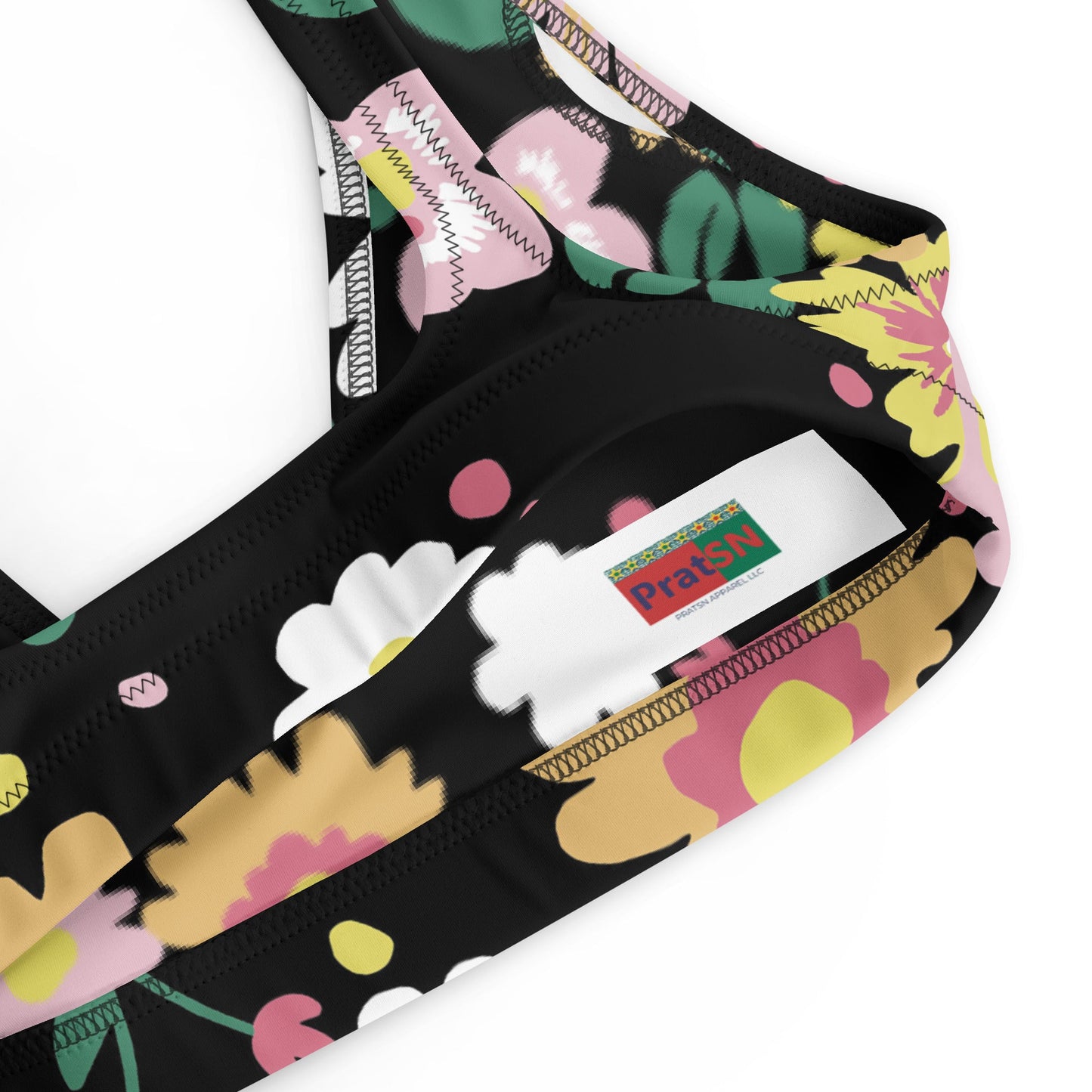 Multicolor Floral Bikini Top for Women | Beach Dress for Beach Babes | Removable Padding - PratSN