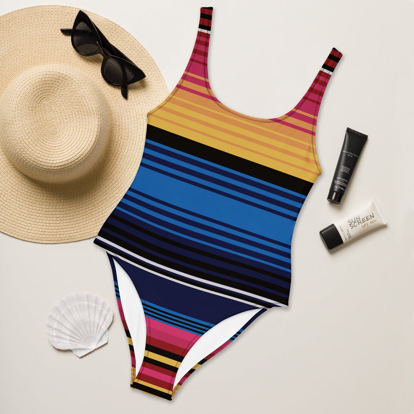 Multicolor swimsuit for Her | Women's one - Piece Swimsuits | Beach Dress - PratSN