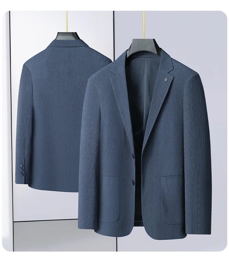 New Arrival Fashion Suepr Large High End Bubble Wrap for Men's Oversized Thin Single Jacket Suit Plus Size XL 2XL3XL4XL5X 6XL7XL - PratSN