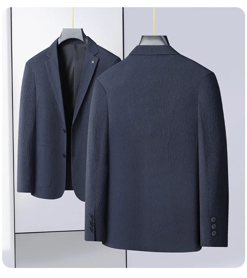 New Arrival Fashion Suepr Large High End Bubble Wrap for Men's Oversized Thin Single Jacket Suit Plus Size XL 2XL3XL4XL5X 6XL7XL - PratSN