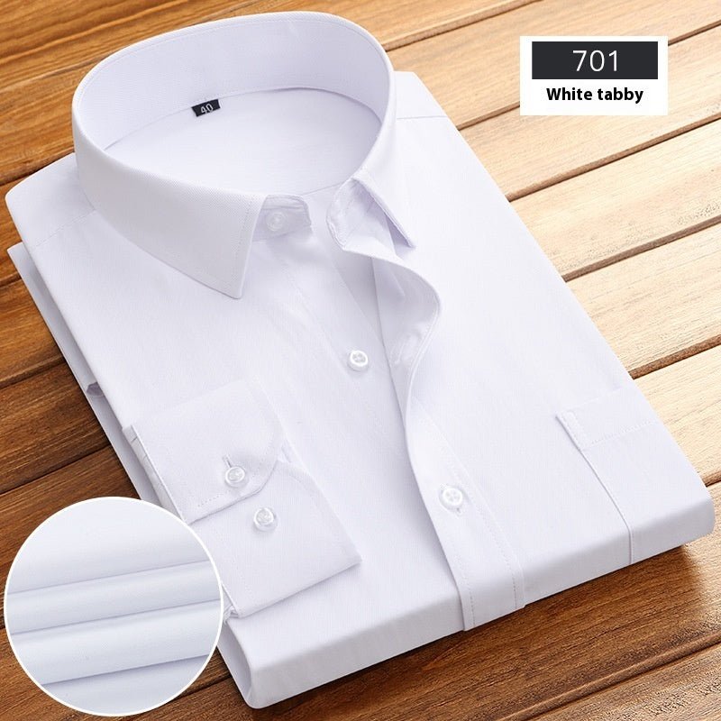 New Business Striped Spring And Autumn Men's Long - sleeved Shirt - PratSN