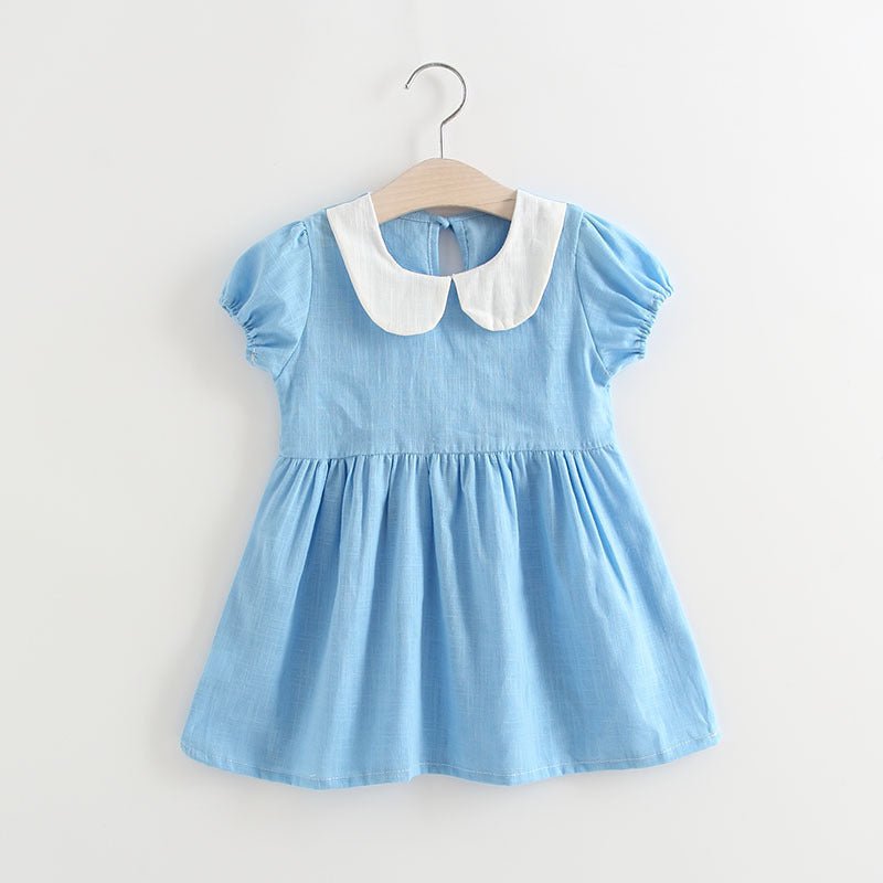 New Children's Clothing Baby Children Girls Bow Pleated Halter Skirt Princess Dress - PratSN