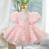 New Children's Princess Dress Sweet Flower Children Pompous Gauze Little Girl Birthday Costume Luxury Design - PratSN