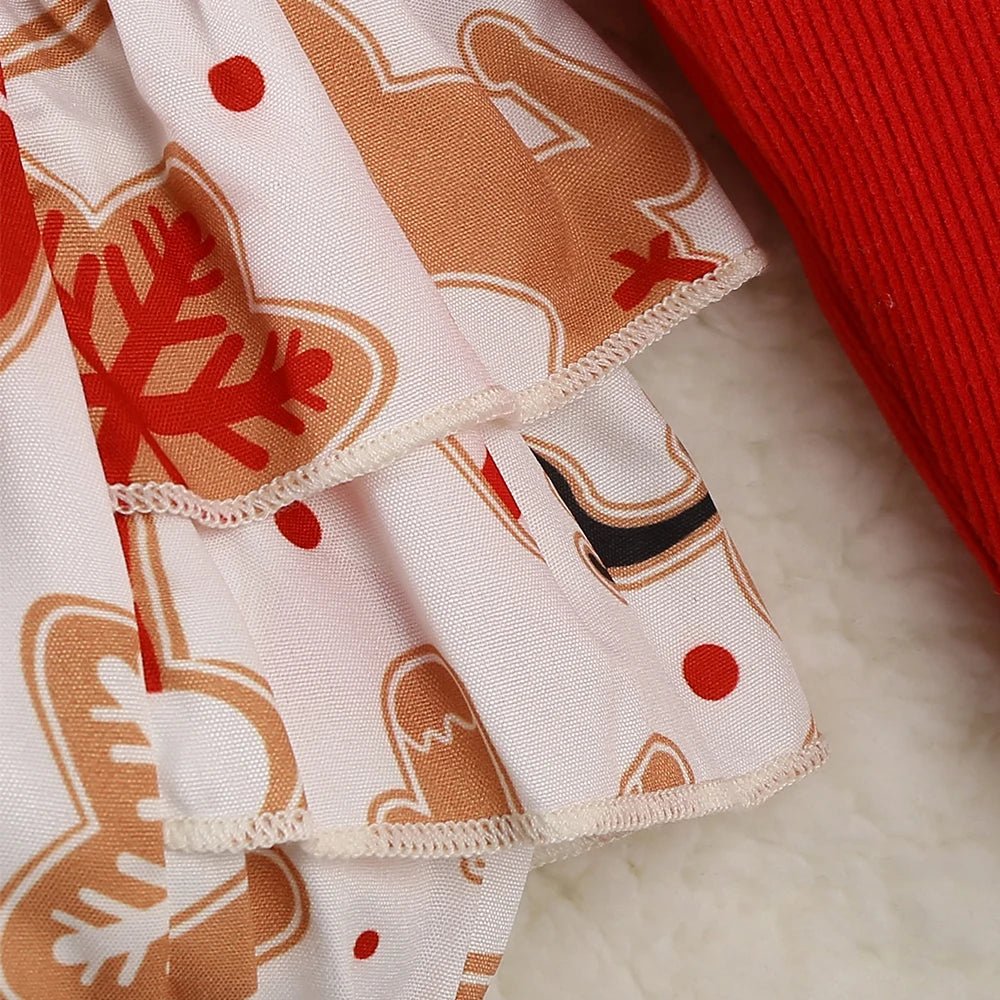 New Christmas Costume Baby Girl Party dress new autumn children's princess dress baby girl sweet jumpsuit - PratSN