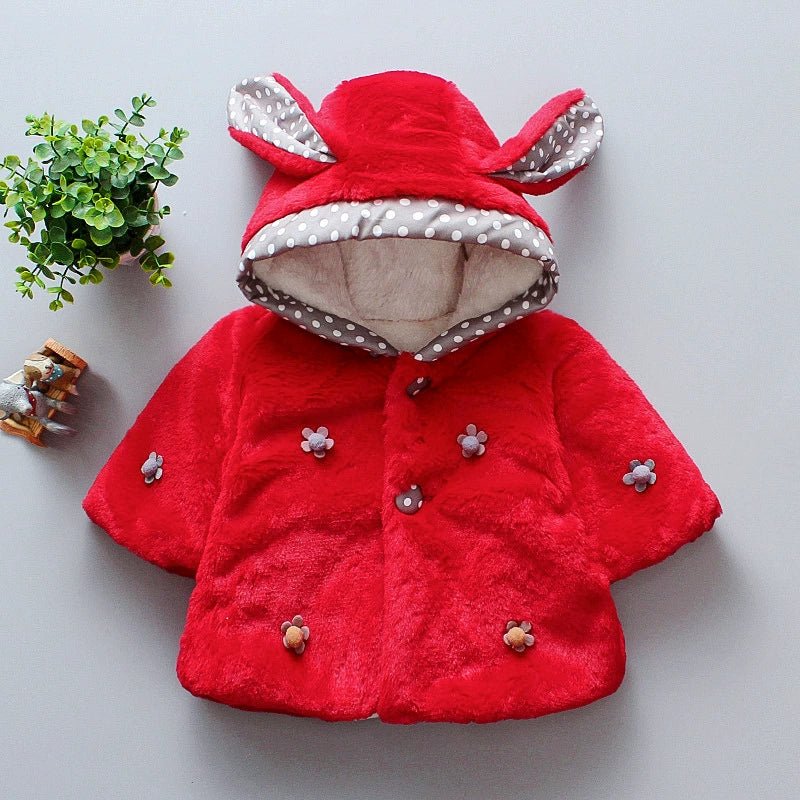 New Rabbit Ear 1 - 2 Years Old Infants Children's Cloak - PratSN