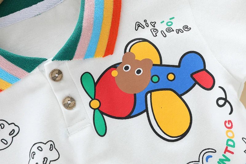 New Summer Baby Girls Clothes Suit Children Boys Fashion T-Shirt Shorts 2Pcs/Sets Toddler Casual Cotton Costume Kids Tracksuits - PratSN