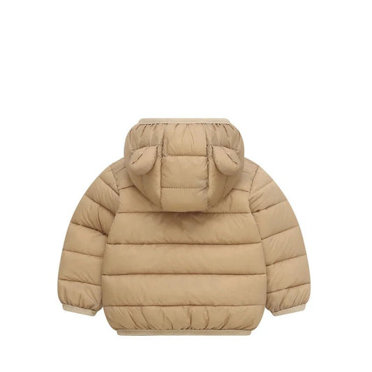 New Winter Down Warm Jackets Autumn Baby Thin Hooded Cotton Coats Girls Boys Cute Solid Outerwear 2 - 6 Years - PratSN