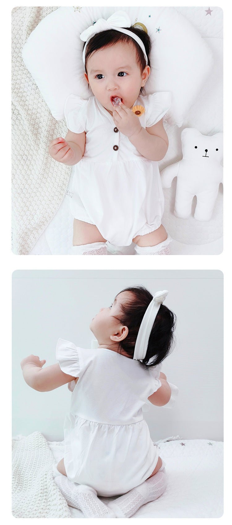 Newborn Baby One - piece Baby Girl Summer Style - PratSN